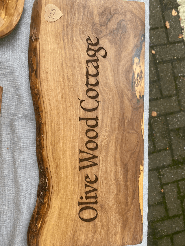 Personalised 17" (~ 43cm) House Warming Steak Board